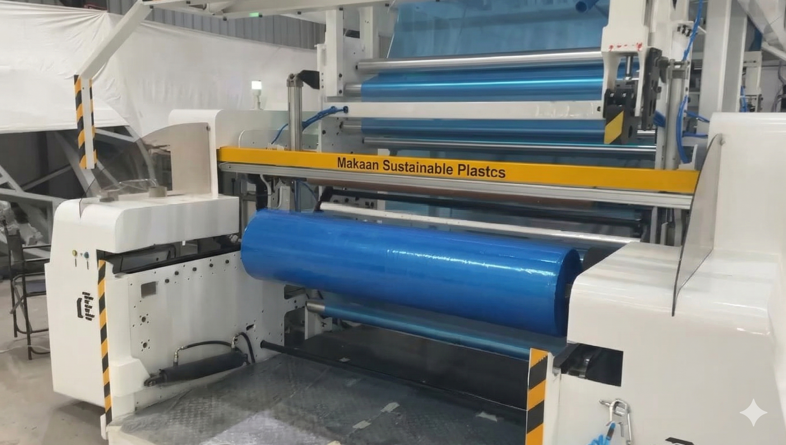 Film conversion line for bag and liner production
